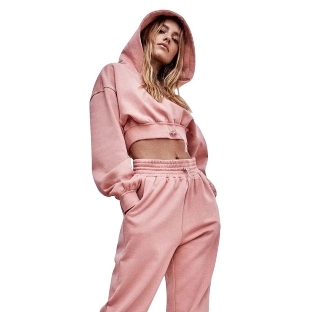 For Love & Lemons x Victoria’s Secret Josie Pink Hoodie –XS & S, Rare Collab New - Picture 2 of 10